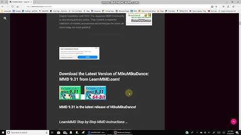 How to install MMD (tutorial)