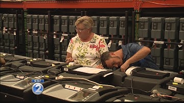 Ballot-counting machines put through the test to ensure vote accuracy