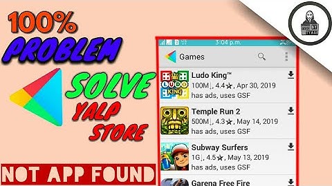 Yalp store problem solve 100%real(app not found) in tizen