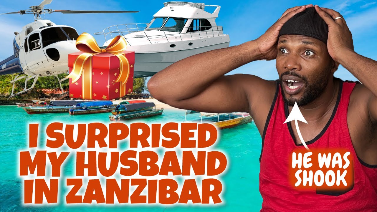 SURPRISING MY HUSBAND WITH HIS DREAM GIFT IN ZANZIBAR ||  THE TURTLE DRAMA HILARIOUS!!!