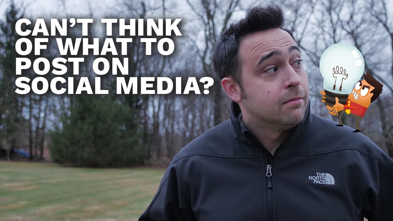 Can t Think Of What To Post On Social Media Social Media Content Source YouTube