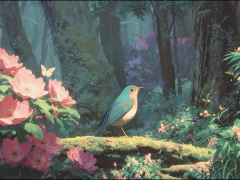 beautiful life by Dennis Korn but you're actually in a garden watching the birds