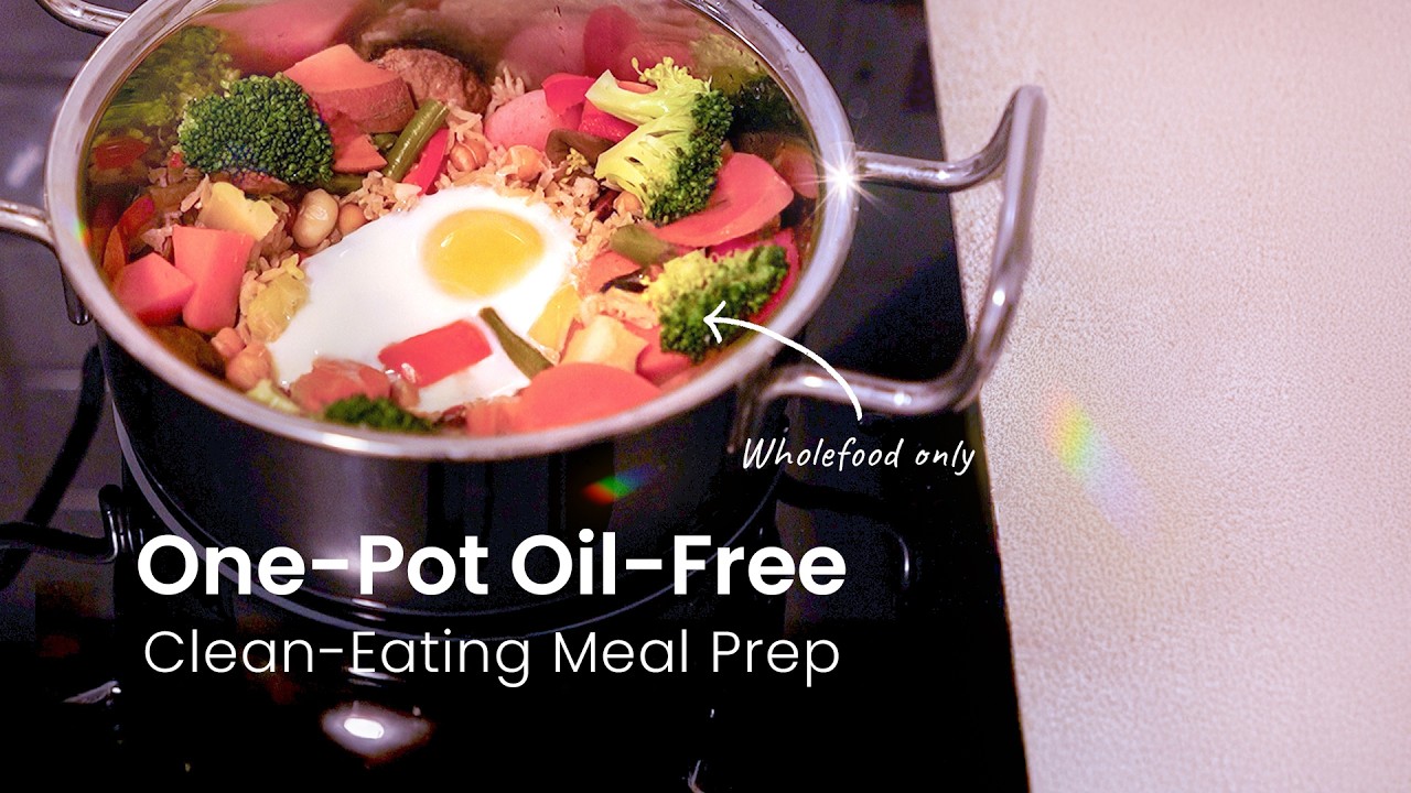 Oil-Free One Pot Meal: What I Eat in a Day as a Minimalist in the UK | Clean Eating Routine