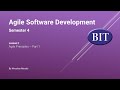 BIT | Sem 4 | ASD | Lesson 2 - Agile Principles - Part 1