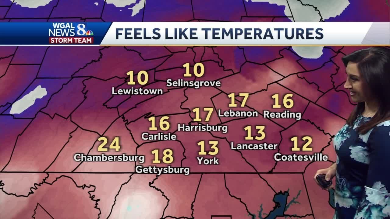 Impact day: Record cold likely; scattered snow showers - YouTube