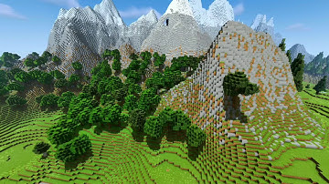 BICUBIC SHADER 2.7 MCPE IS VERY EPIC + CUSTOM TERRAIN