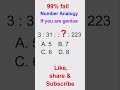 Analogy number trick। #mathstricks #mathsshorttricks। #mathreasoningtrick