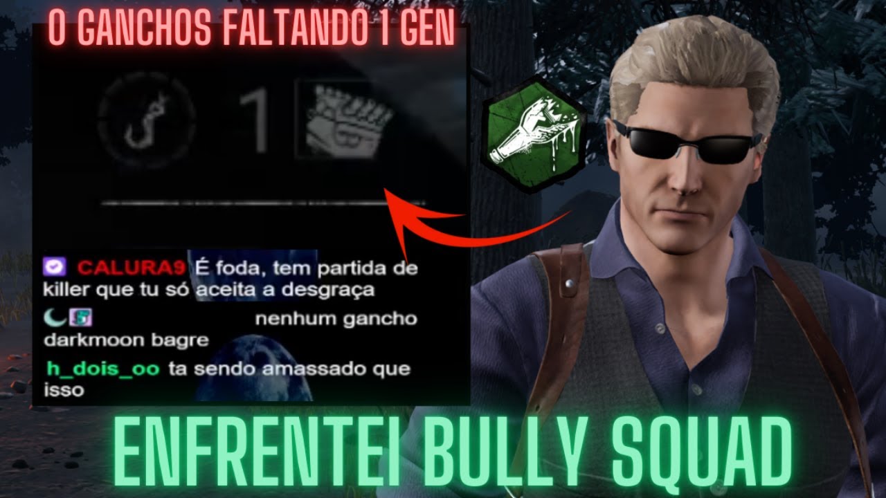 ENFRENTEI UM BULLY SQUAD FORÇANDO MAPA E FIZ O IMPOSSÍVEL... (partida histórica) l Dead by Daylight