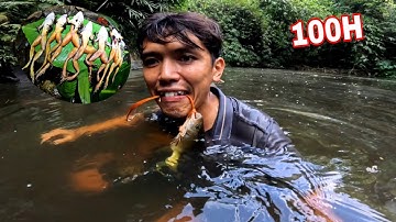 Rừng THIÊNG Nước ĐỘC ! 100H Sống Trong Rừng Mưa Khắc Nghiệt Săn Mật Ong Rừng ( phần 2)