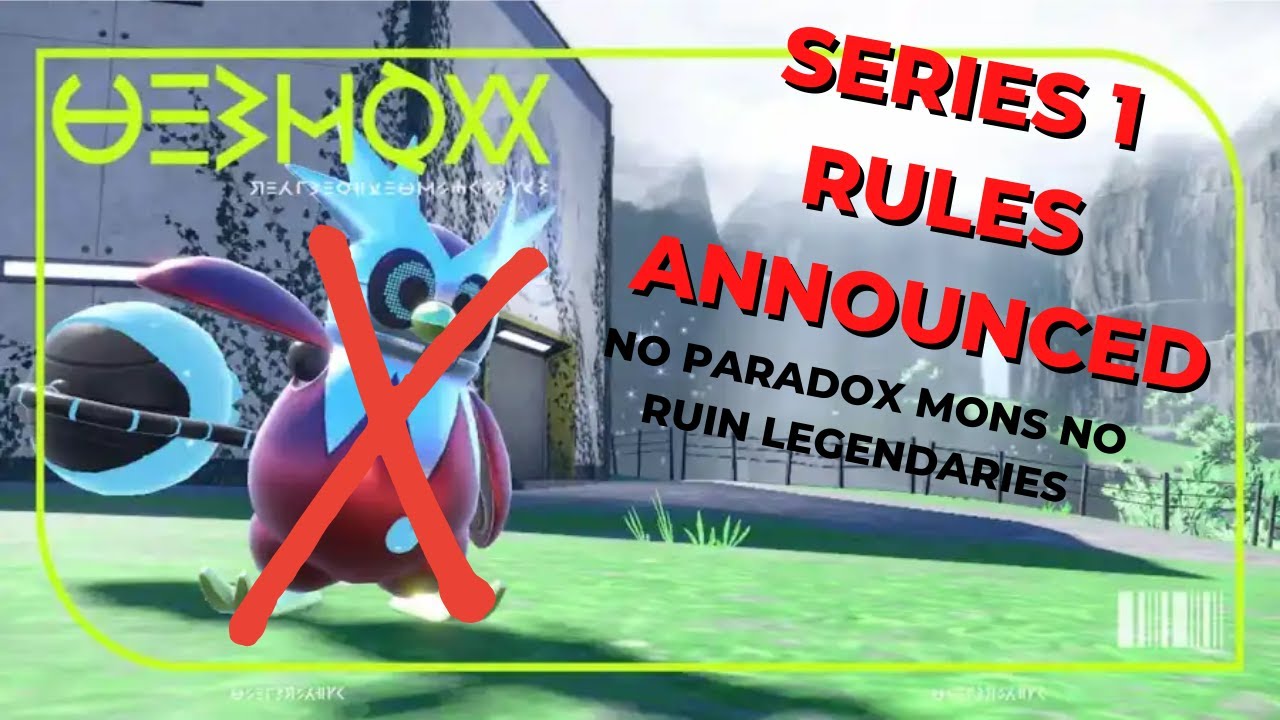 POKEMON SCARLET AND VIOLET FIRST COMPETITIVE RULESET