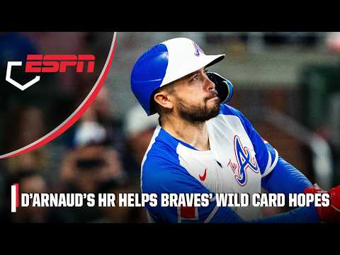 Travis d’Arnaud hits walk-off HR for Braves | ESPN MLB