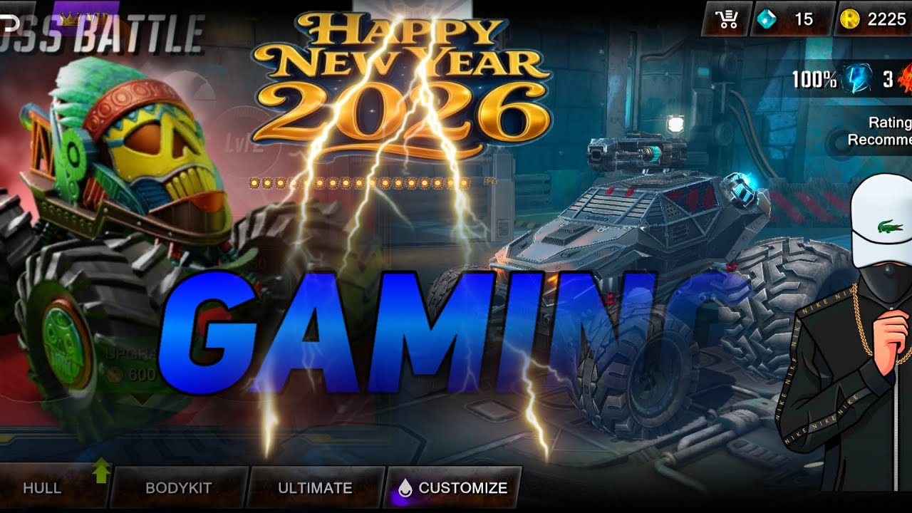 New  year 3/1/2026...*✨️  New game 🎮  Monster Truck 🚚. Bast game 