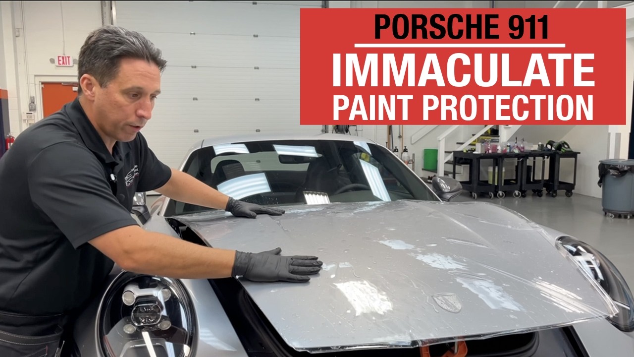 Porsche 911 Gets an IMMACULATE Shield: Full Front PPF Installation Process