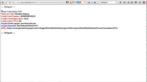 PayPal Inc Bug Bounty Program 2015 - Stored Cross Site Scripting Vulnerability (Money Steal)