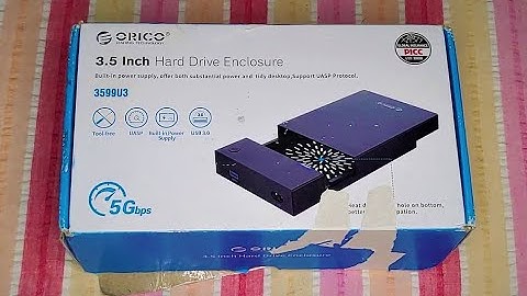 ORICO 3.5" Drive Enclosure USB 3.0 with Power Supply (ORICO 3599U3-BK) 2022 English