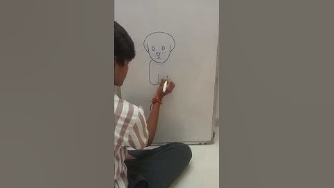 How To Draw a Cute Puppy 🐶 || Very Easy Puppy Drawing Tutorial || #drawing #video #tutorial #shorts