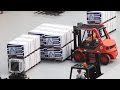 RC Linde Forklift works with pallets