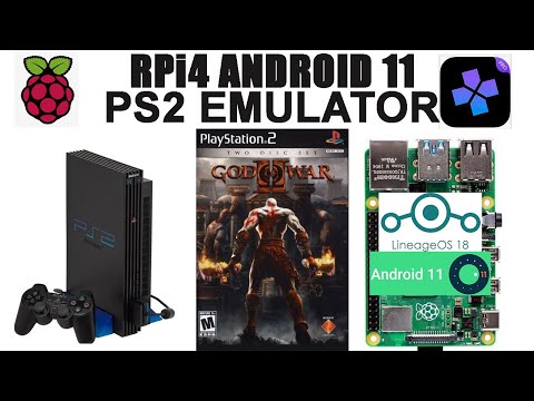 Raspberry Pi 4: Sony PS2 EMULATOR (GOW2 Test)