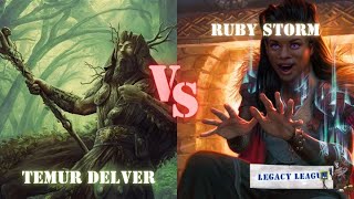 MTG Legacy Temur Delver Vs Ruby Storm. Season 4 Week 1 | The tokens are in the box! |