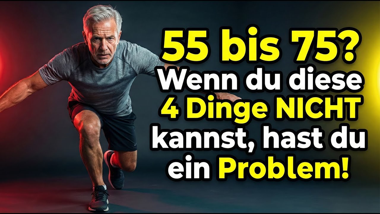 55 bis 75? Wenn du diese 4 Dinge NICHT kannst, hast du ein Problem!