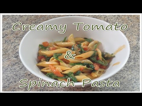 creamy-tomato-&-spinach-pasta-recipe!