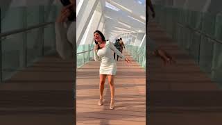 Crazy dance in Dubai with Najla Ferreira  EDA EDA EDA رقص في دبي نجلاء فريرا #shorts #NajlaFerreira