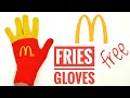 McDonald&#39;s Free Fries Gloves Offer Ronald McDonald Merchandise