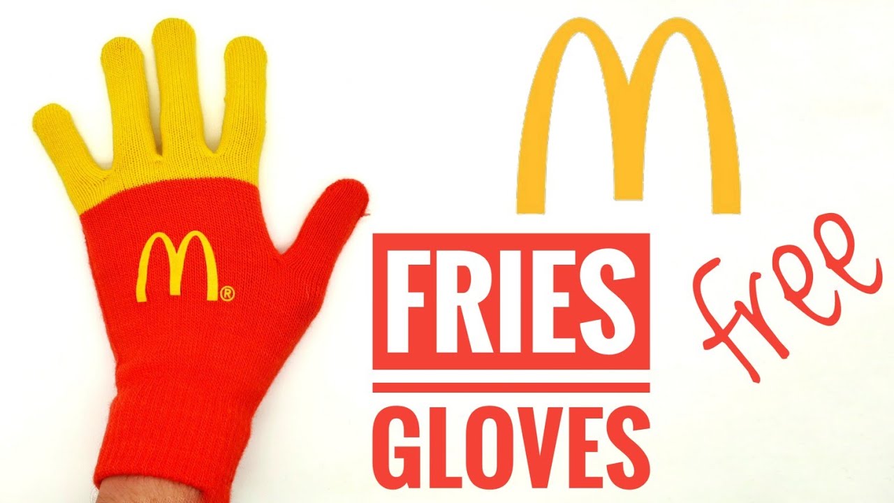 McDonald's Free Fries Gloves Offer Ronald McDonald Merchandise YouTube