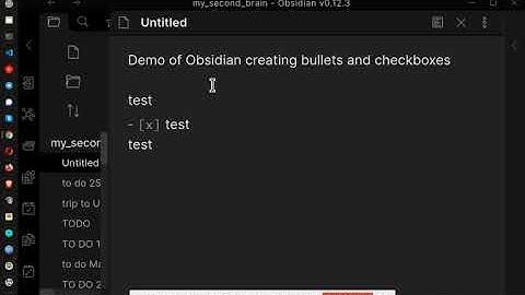 obsidian hot keys to create checkboxes in Markdown