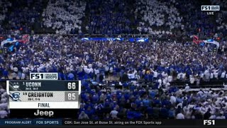 Creighton UPSETS #1 UConn and fans storm the court by PSC Highlights 40,426 views 2 months ago 2 minutes, 28 seconds