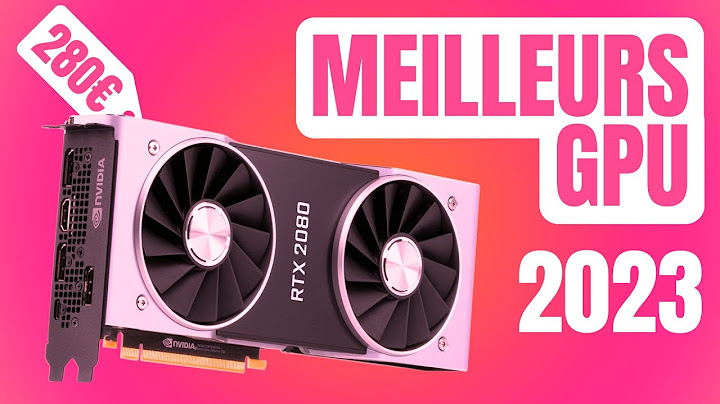 LES MEILLEURS GPU DE 2023 - CARTES GRAPHIQUES 2023
