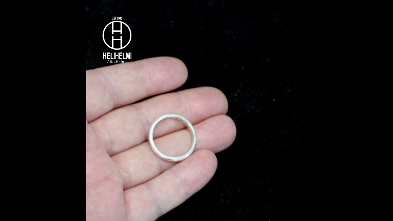 Handmade Silver 925 Ring In Semi Sphere Section JZ 00098 0 Hopea Jewelry