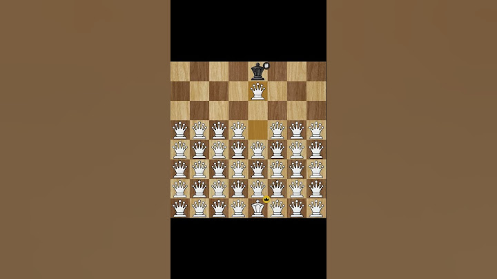 50 QUEENS vs 1 PAWN #shorts #chess