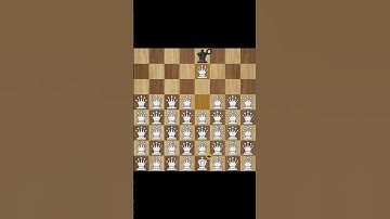 Thumbnail of 50 QUEENS vs 1 PAWN #shorts #chess
