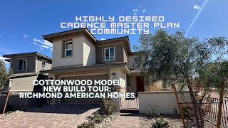 Cottonwood Model tour Cadence master community. New build tour. Homes for sale Henderson & Las Vegas