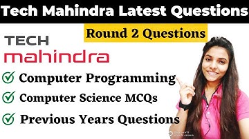 Tech Mahindra Questions | Technical MCQs asked in Tech Mahindra #tech_mahindra #coding #interviews