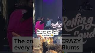 When Dave Blunts Stands Up The Crowd Goes CRAZY! 🤣 #daveblunts #rollingloud