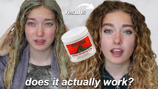 AZTEC CLAY MASK ON NATURAL HAIR // 3A curls DETOX! Best washday EVER