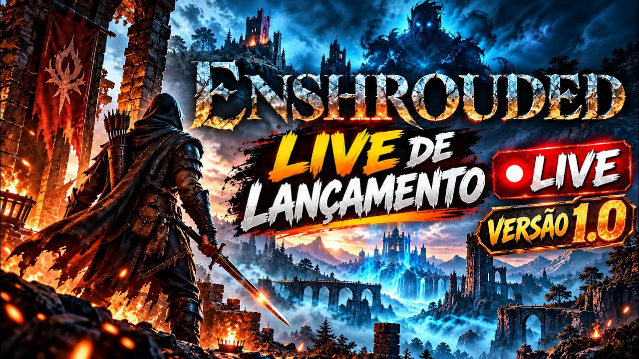 🔴 ENSHROUDED 1.0 AO VIVO! O Que Mudou no Lançamento?