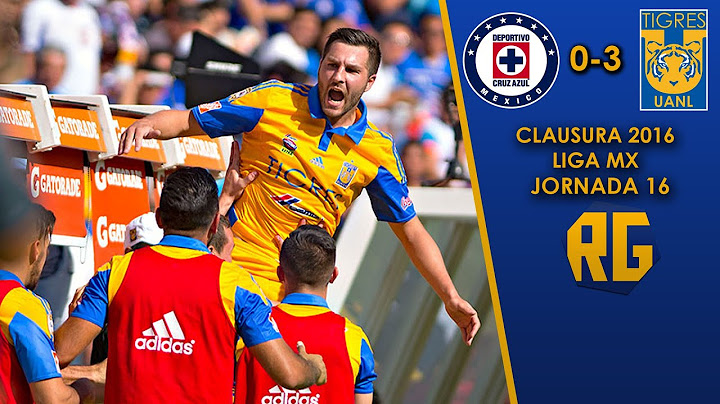 CRUZ AZUL 0-3 TIGRES | JORNADA 17 CLAUSURA 2016 | LIGA MX | RESUMEN GOLES