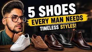 5 Shoes Every Man Should Have In 2026👞👢| Hindi 🇮🇳| #mensfashion #shoes 