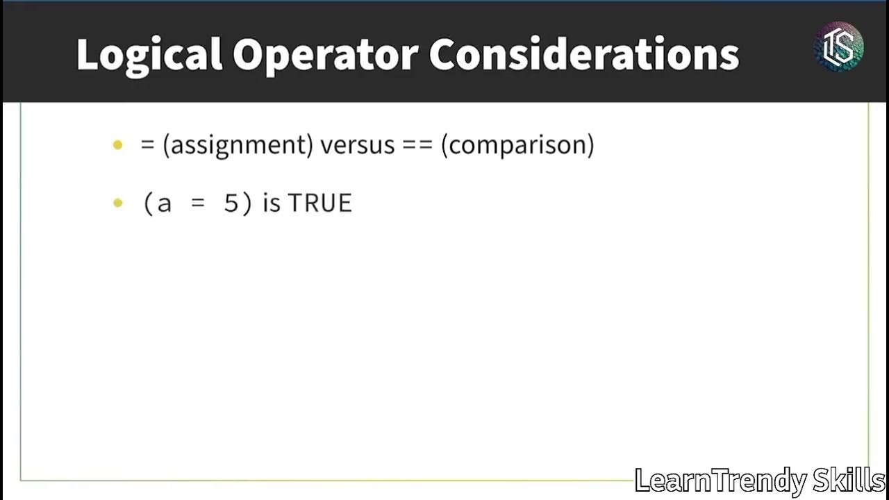 Mastering Logical Operators in C | AND, OR, NOT Explained - YouTube