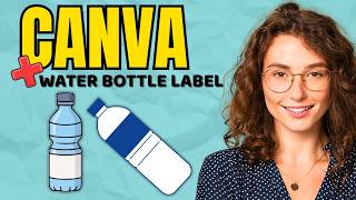 How to Make Water Bottle Label Canva — Clean and Professional