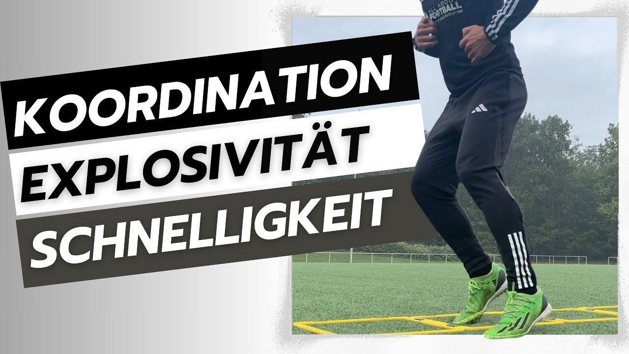 Schnelligkeit Trainieren übungen Für Zuhause 15 Übungen an der Koordinationsleiter I Fußball Training für