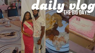 BabyShower Vlog|GRWM + unboxing gifts