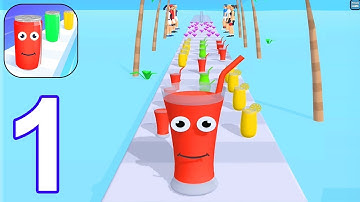 Juice Run All Levels Gameplay Android, iOS Walkthrough Android Mobile Relaxing Game New Update