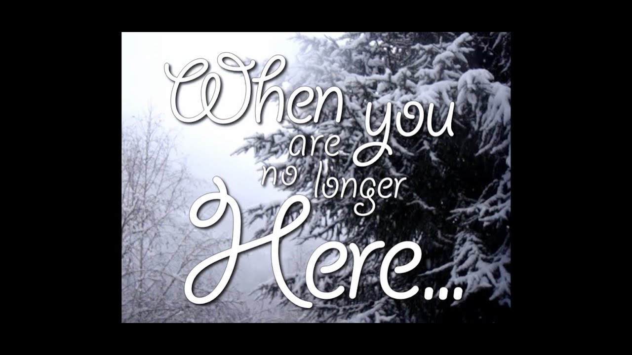 When you are no longer here 2023 Lyrics Video. Letra MARIA IGUAL ...
