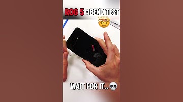 💀 ROG 5 BEND TEST – IS THIS THE MOST DURABLE GAMING PHONE EVER?! 😱🔥#shorts #viralvideo
