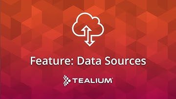 Feature: Data Sources
