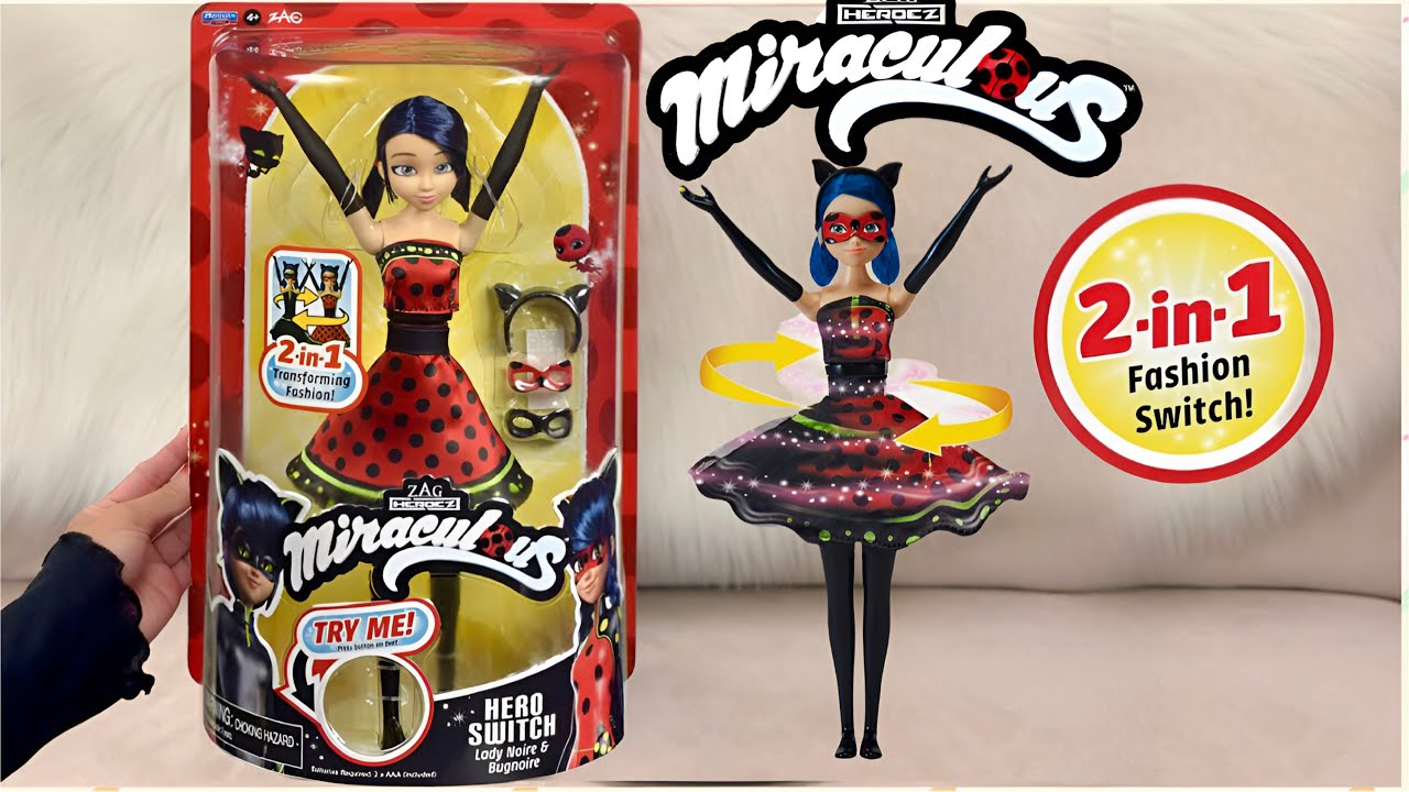 UNBOXING MIRACULOUS LADYBUG Transformation - No Talking ASMR - YouTube